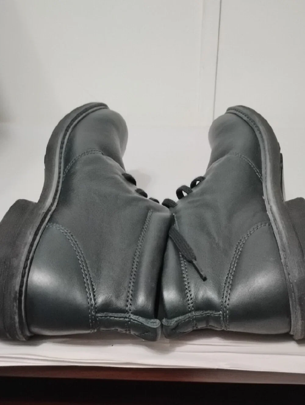 Ecco Turn Gtx Men's 44 Black Leather Chukka Boots